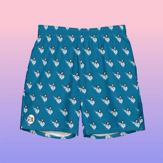 Surfs Up Gym Trunks